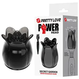 Насадка на вібратор мікрофон Pretty Love Power Head Secret Garden - мініатюра 9