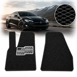 Килимки в салон передні EVA для Tesla Model S 2012- з підп'ятником 2 шт