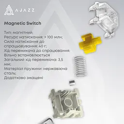 Клавіатура Ajazz AK680 MAX Magnetic Switch RGB USB Black (AK680-M-BGY-AW) - мініатюра 4
