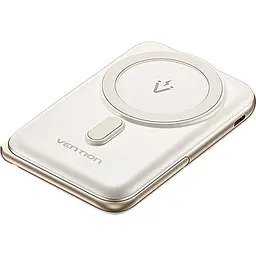 Павербанк Vention Magnetic Wireless White 10 000 mAh / 20 Вт (FHNW0) - мініатюра 2