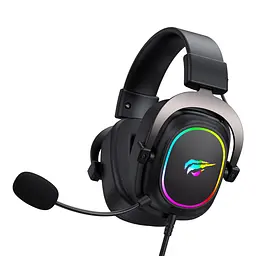 Ігрові навушники з мікрофоном HAVIT H2002P Black Plug USB 7.1 HAVIT (28668-000) - мініатюра 5