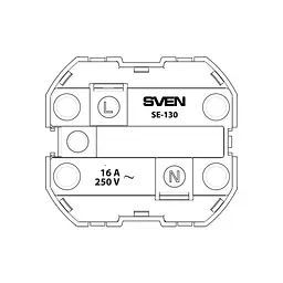 Розетка Sven SE-130 ivory (7100098) - мініатюра 5