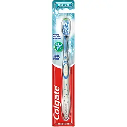 Зубна щітка Colgate Max White Medium With Polishing Star блакитна