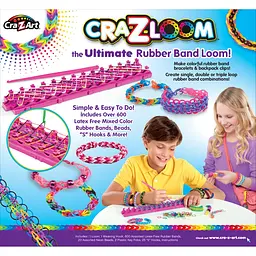 Набір для виготовлення браслетів Cra-Z-Art Ultimate Rubber Band Loom в асортименті (19128CRA) - мініатюра 2