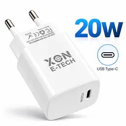 Зарядний пристрій XON PowerCharge 20W (PD20) USB Type-C (PCWB020020A0С1W 6167) Білий