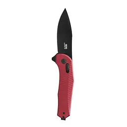 Ніж складаний SOG Diverge XR Drop Point Чорний-Червоний
