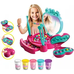 Набір для створення прикрас з тіста Dede Barbie 280 г (3926) - мініатюра 2