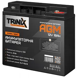 Акумулятор Trinix 12V18Ah/20Hr AGM (12V 18Ah)