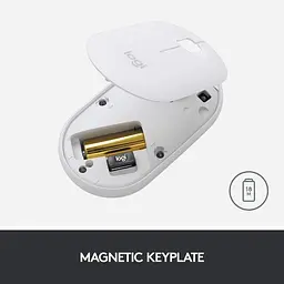 Миша комп'ютерна Logitech Pebble M350 White (910-005716, 910-005541) - мініатюра 3