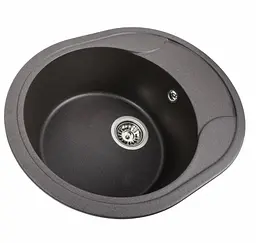 Кухонна мийка Platinum 5847 ONYX матовий Гренадін (SP000039618) - мініатюра 6