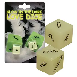 Кубики для сексу Orion Glow-in-the-dark, 2 шт - мініатюра 4