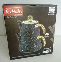 Двоярусний чайник O.M.S. Collection 8204-L Gold (1,2/2,5 л.) - мініатюра 10