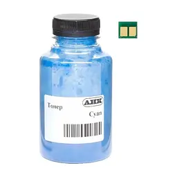 Тонер Canon LBP-850C/852i, 059 150г 7K Cyan chip АНК (50000588)