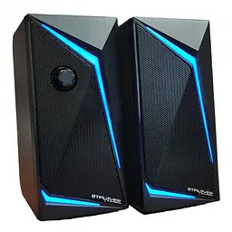 Комп'ютерні блютуз колонки акустика з RGB підсвічуванням Bluetooth колонки 2.0 USB Gtplayer GT-Spker 2