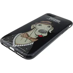 Чохол-накладка PUZOO TPU Glossy Shiny Powder Art dog iPhone 7/8/SE 2020 Black Bean - мініатюра 5