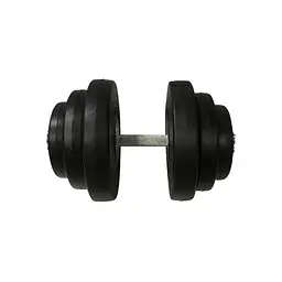 Гантель складальна композитна в пластиковій оболонці Rock Pro-R 19,5 кг NE-PL-R-019