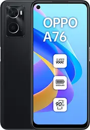 Смартфон Oppo A76 4/128Gb Glowing Black