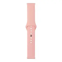 Ремінець Universal 20mm Silicone Button Design Samsung/Amazfit/Huawei Pink (35724_3577970)