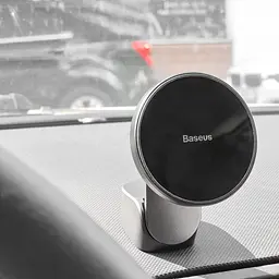 Автотримач з бездротовою зарядкою для iPhone 12 Baseus Big Energy 15W black (31750) - мініатюра 3