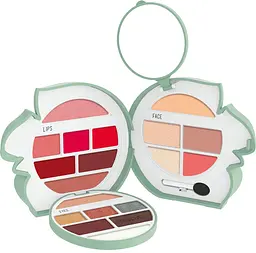 Скринька для макіяжу Pupa Squirrel, відтінок 02 Green, 20,8 г (010265A002) - мініатюра 2