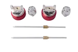 Пневматичний фарбопульт HVLP Intertool PT-0153 600 мл x 1.3 x 1.4 x 1.7 мм верхній бак - мініатюра 4