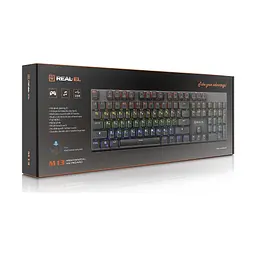 Клавіатура REAL-EL M 13 USB Grey (EL123100045) - мініатюра 2