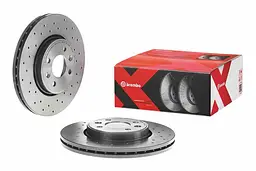 Диск гальмівний передній вентильований Renault Megane I-II, Captur I, 93-25р Brembo (09.8137.2X)