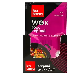 Соус Katana Wok Теріякі для локшини з куркою 60 мл - мініатюра 3