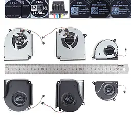 Вентилятори для Asus G614J G634J G614JI G614JV G614JU G634JY G634JYR G634JZ G634JR, (12V CPU+GPU+5V) - мініатюра 3