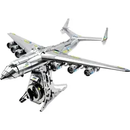 Конструктор Metal Time Колекційна модель АН-225 "Мрія" CRYSTAL EDITION з кристалами SWAROVSKI (Зібрана) (MT001SWRSK/READY) - мініатюра 2