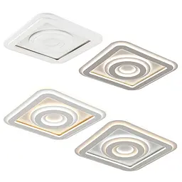 Світильник LED smart KOLIZEY+пульт 150W 3000-6000K IP20 квадрат Violux ( 220455 ) - мініатюра 7