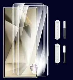Захисне скло DK для Samsung Galaxy S22 Ultra 5G S908 UV Curved 014236 clear 2 шт. - мініатюра 7