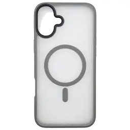 Чохол до мобільного телефона BeCover Metal Buttons Case (MagSafe) для Apple iPhone 16 Plus Gray (712095)