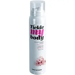 Масажна піна Love To Love Tickle My Body Cherry Blossom (150 мл) - мініатюра 2