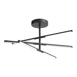 Люстра стельова MJ-Light KONO 36W 3200K BK 15001 - мініатюра 3