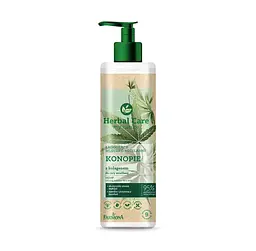 Конопляне міцелярне очищувальне молочко для обличчя Herbal Care Farmona 400 мл