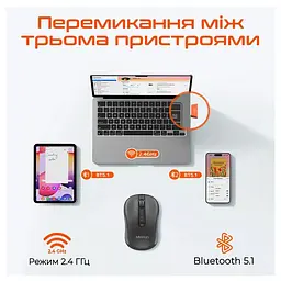 Миша Meetion MT-BTM185R-A (MT-BTM185R-A) - мініатюра 3