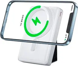 Зовнішній акумулятор Wiwu JC-20 Magnetic Wireless 10000mAh White [104327] - мініатюра 3