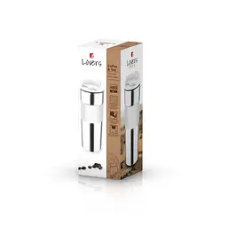 Термокружка Bergner Coffee & tea lovers 460 мл (BG-37789-WH) - мініатюра 4