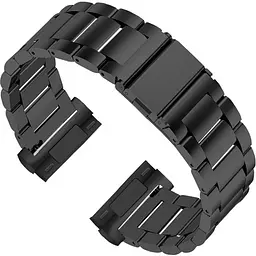 Металевий ремінець Primolux для годинника Fitbit Versa 4/Fitbit Sense 2 Black - мініатюра 3