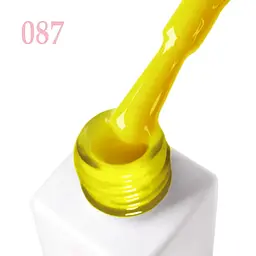 Гель-лак для нігтів жовтий 087 емаль JOIA vegan 6 мл - мініатюра 4