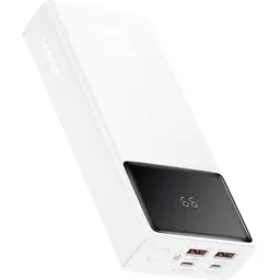 Зовнішній акумулятор Baseus Star-Lord Digital Display 20000mAh 65W White [P10022906213-00] [117956] - мініатюра 3