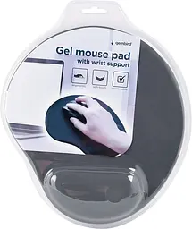 Килимок Gembird Gel Mouse Pad with Wrist Support grey (MP-GEL-GR) - мініатюра 4