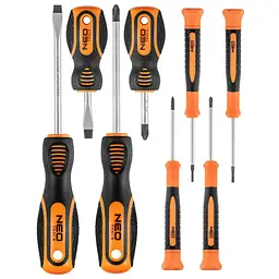Викрутки SL,PH, сталь CrV, набір 8шт Neo Tools hoz0014078 - мініатюра 2