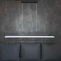 Світильник LED smart PRADA-P+пульт 90W 3000-5000K IP20 прямокутник чорно-білий Violux ( 220735 ) - мініатюра 3