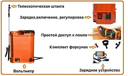 Обприскувач акумуляторний Sturm GS8212B - мініатюра 8