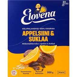 Галети з вівса Elovena з апельсином та шоколадом 300 г - мініатюра 2