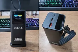Портативна батарея UNIQUE 60000 mAh Power Bank швидка зарядка LED-дисплей - мініатюра 3
