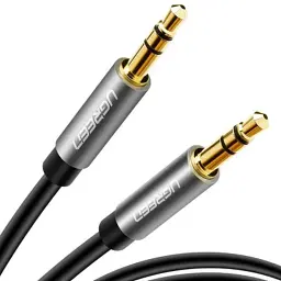 Кабель мультимедійний 3.5mm M to 3.5mm M 0.5m AV119 black Ugreen (10732) - мініатюра 2