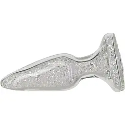 Скляна анальна пробка Pillow Talk Fancy Luxurious Glass Anal Plug - мініатюра 3